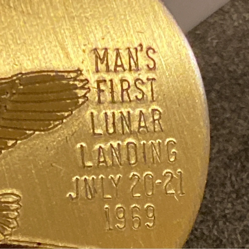 New vintage Apollo 11 man’s first tuner moon walk 1969. Armstrong/Aldrin Jr.